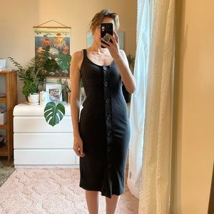 Urban Outfitters ribbed sleeveless stretch dress size small